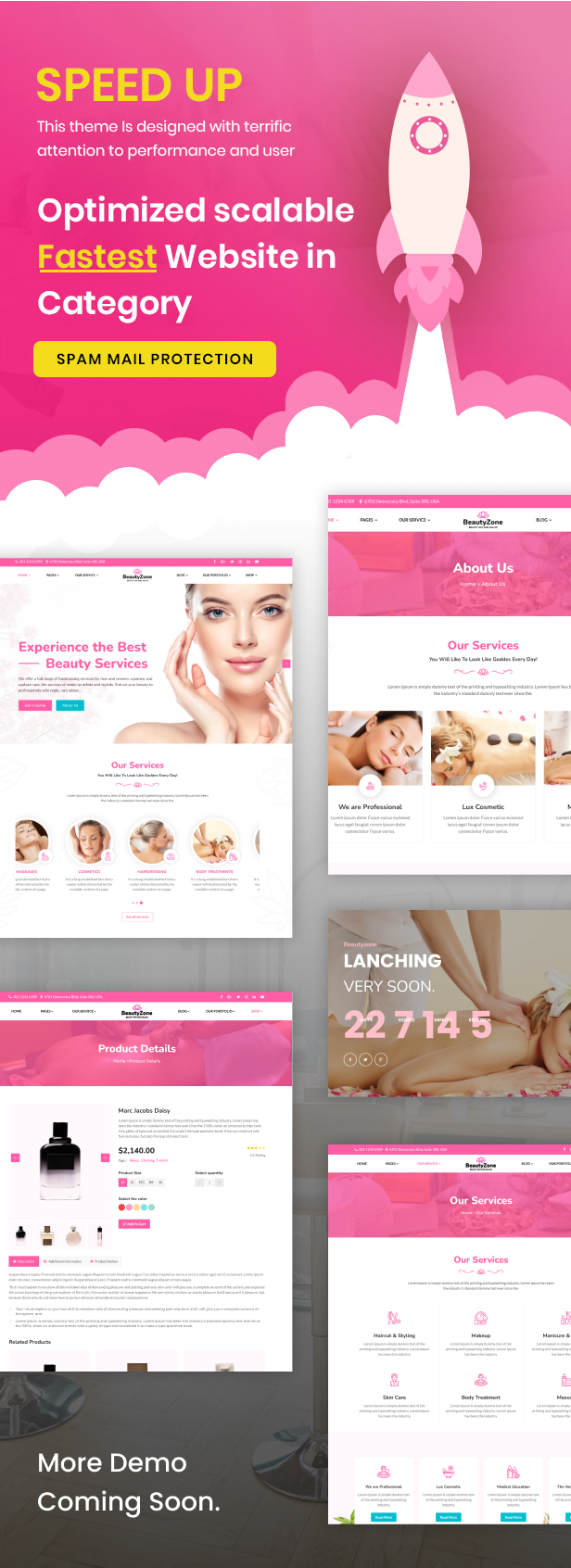 BeautyZone - React Beauty Spa Salon Template - 4